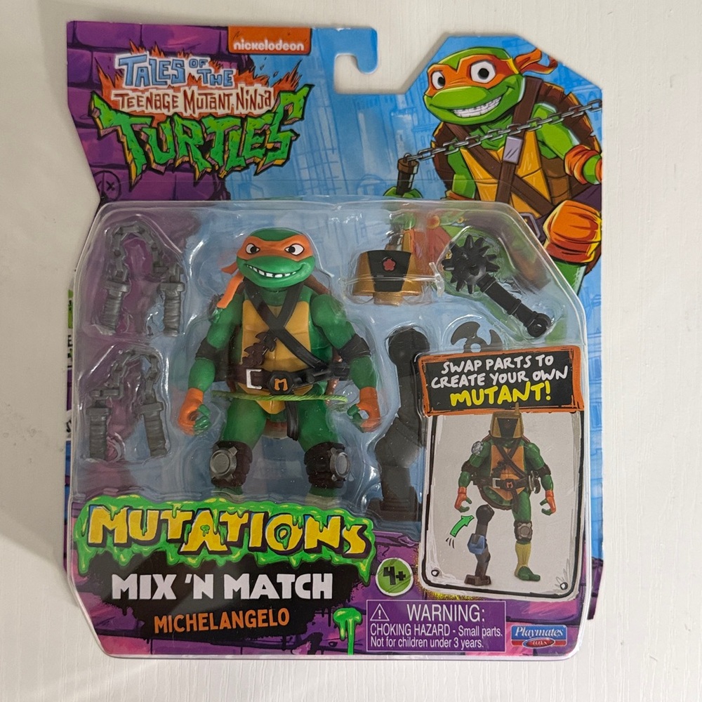 Nickelodeon’s Mutant Ninja Turtles Michelangelo Mix n’ Match Action Figure